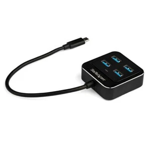 StarTech HB31C4AB interface hub USB 3.2 Gen 2 (3.1 Gen 2) Type-C 10000 Mbit/s - Picture 1 of 5