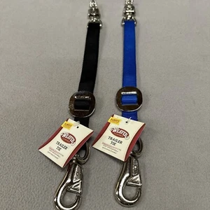 NUEVA corbata de remolque cruzado de nailon marca de cuero Weaver 1” ELIGE COLOR negro azul - Imagen 1 de 7