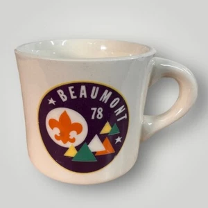 Vintage BSA Boy Scout Cub Scout Beaumont Texas Coffee Mug Cup USA 1978 - Picture 1 of 5