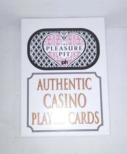 Placer Pit Playing Cards Poker Blk Planet Hollywood Las Vegas NV Mesa Jugada - Imagen 1 de 4