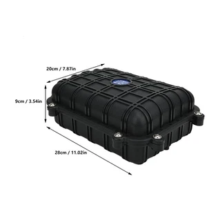 1 In 1 Out IP68 Waterproof Fiber Optic Splice Box Sealed Reliable Connection For - Afbeelding 1 van 9