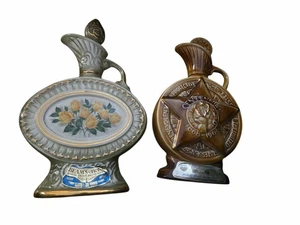 1963 Centennial & 'Old Yellow Roses' Jim Beam Decanters - Picture 1 of 5