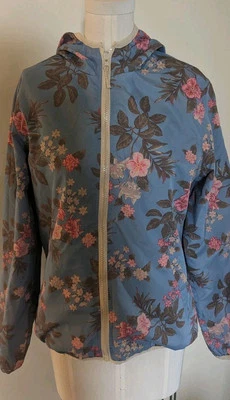 I.D. Polo Assn. Chaqueta Re Re Re Re Re Re Cremallera Caqui/Azul Floral Mujer Mediana Foto 1 de 4