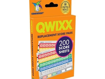 Gamewright Qwixx, Replacement Score Cards Action Game Multi-colored 1 Pack - Image 1 of 2