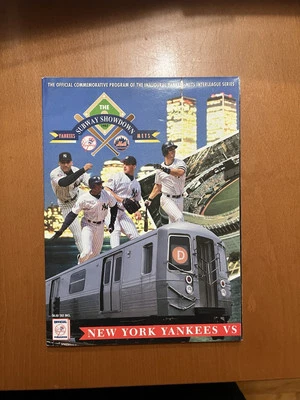 HISTORIC Program NY Mets vs NY Yankees 1st SUBWAY SERIES GAME 6/1997 Twin Towers - Image 1 of 2