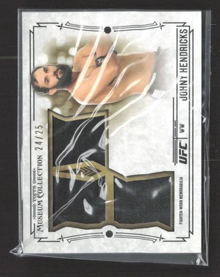 2015 Topps UFC Museum Collection Johny Hendricks Relic /25 - Image 1 of 2