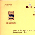 1940 H H Chester Compnay ONION SETS Chicago to Norris Hardware HENDERSON KY