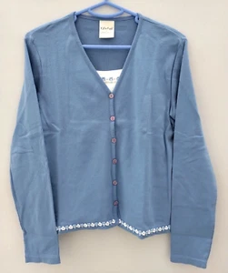 Cárdigan y chaleco de algodón vintage para niñas altura 164 talla XL moda adolescente - Imagen 1 de 11