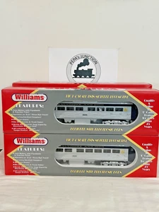 WILLIAMS BC-501 B & O #520 DUAL MOTOR~w~HORN -#522-NONPWR COMMUTER 2-CAR SET MIB - Picture 1 of 8