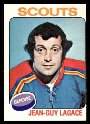 1975 OPC O-Pee-Chee Hockey #141 Jean-Guy Lagace EX - Image 1 of 2
