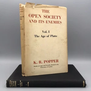 THE OPEN SOCIETY AND ITS ENEMIES Vol. 1 by Karl R. Popper 1945 1st Edition - Imagen 1 de 22