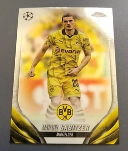 TOPPS CHROME UCC 23-24, MARCEL SABITZER, BVB BORUSSIA DORTMUND, BASE - Picture 1 of 1