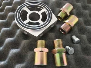 adattatore piastra filtro olio Fiat Punto Gt Uno Turbo sandwich plate - Photo 1/11
