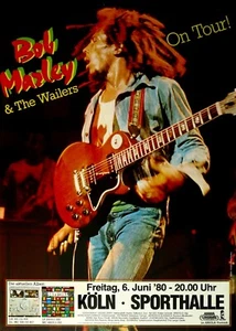 Estampado en pared para el hogar - póster de concierto retro vintage - BOB MARLEY - A4, A3, A2 - Imagen 1 de 1