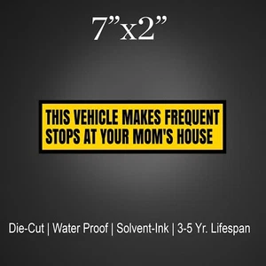 Funny Your Mom Sticker Car Decal Vinyl Sticker Waterproof Prank Bumper Sticker - Bild 1 von 2