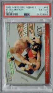 PSA 6 EX-MT Brock Lesnar 2009 Topps UFC Round 1 #81 Rookie Card Silver 288 Made - Picture 1 of 1