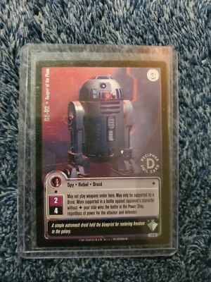 2001 Decipher Star War Jedi Knights Cgc R2-D2 FOIL #15r - Image 1 of 4