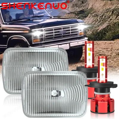 Faro LED DRL Hi-Lo para Freightliner FL50 FL60 FL70 FL80 MT35 MT45 7x6"" 5x7 Foto 1 de 4