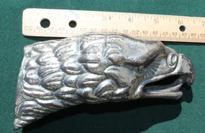 ANTIGUA VELETA HUECA DE CHAPA METÁLICA CABEZA DE ÁGUILA 6 PULGADAS DE LARGO 2 1/2 PULGADAS DE ALTO - Imagen 1 de 4