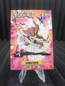 Kabutops #141 - Base de datos Pokemon Top Card Pokedex 2024 - Tarjeta casi nueva - Imagen 1 de 2