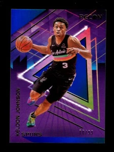 2020-21 RECON BLUE #13 KELDON JOHNSON 70/99 SAN ANTONIO SPURS - Photo 1/1
