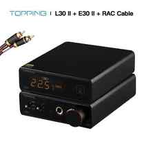 TOPPING E30 II+ L30 II+RCA cable Hi-Res Audio 2xAK4493S DAC+Headphone Amplifier