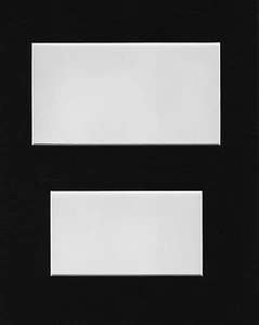 Autograph Mounts 8"x10" 2 apertures A167 - Picture 1 of 1