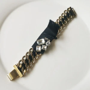 Pulsera retro de vidrio Banana Republic de 7" para mujer fiesta vacaciones joyas - Imagen 1 de 3