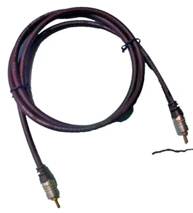 1.5M RCA AUDIO CABLE MALE TO MALE SINGLE LEAD, HIGH QUALITY FAST SHIPPING - Picture 1 of 3