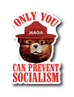 Let's Go Brandon FJB LGB Prevent Socialism Bear USA America Vinyl Decal Sticker