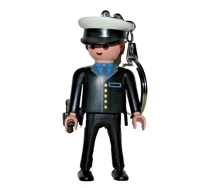 Playmobil Polizei Schlüsselanhänger schwarzer Anzug - Cityleben - 65 - Bild 1 von 3