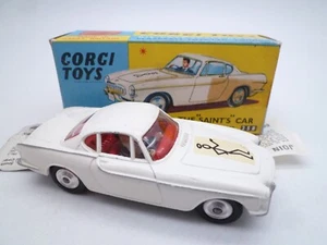 VINTAGE CORGI TOYS 258 VOLVO P1800 THE SAINT IN ORIGINAL BOX 1965-68 - Picture 1 of 7