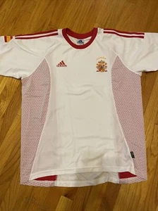 2002-04 Spain World Cup Jersey Adidas Away White XL - Picture 1 of 2