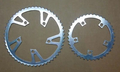 Juego de platos Sakae/Ringyo 52/40t Turbina 110 BCD ¡Bonito! se adapta a Sugino similar Foto 1 de 3