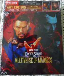 NEW Doctor Strange Multiverse of Madness Art Edition 4K UHD + Blu-ray + Digital - Picture 1 of 1