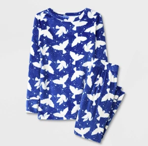 Toddler 2pc Doves Snuggly Soft Pajama Set - Cat & Jack™ Blue - Picture 1 of 2