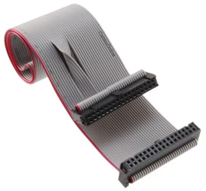 20 inch 34-Pin 3.5in IDC Floppy Drive Ribbon Cable, CablesOnline FF-220 - Picture 1 of 3