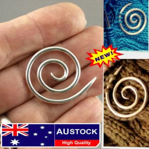 Spiral Cable Needle Knitting Needle Stitch Holder Spiral Cable Knitting NeedleNV - Picture 1 of 11