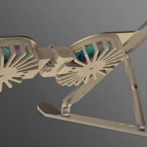 Black Myth Aluminum Notebook Risers with Enhances Cooling Suitable for Users - Afbeelding 1 van 8