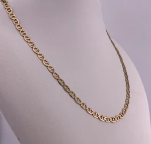 14K Yellow Gold 20" Mariner Link 3.1mm Chain 10.26G (VP4014650) - Picture 1 of 5