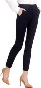 NEW! Marycrafts Women's Work Flat Front Ankle Dress Pants - Sz XXL 2XL - Black - Picture 1 of 4