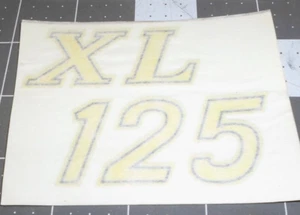 HONDA XL125 87128-365-671 SIDE PANEL STICKER 1 QUANTITY VINTAGE FREE SHIPPING - Picture 1 of 1