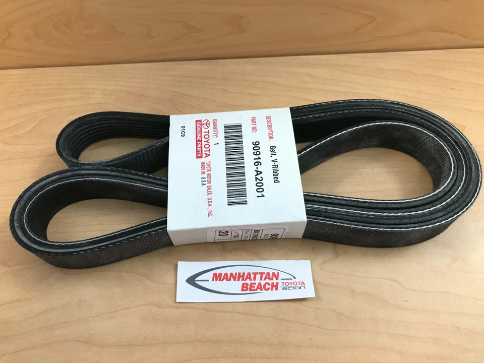 Toyota OEM Serpentine Belt 90916-A2001 05-15 TACOMA 4.0L V6 OEM Factory - Image 1 of 1