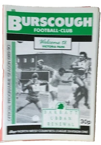 BURSCOUGH V MARINE - LIVERPOOL F.A. SENIORENTASSE RD 1 - 14.11.1989 - Bild 1 von 1