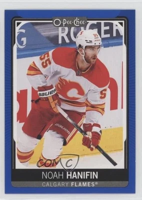 2021-22 O-Pee-Chee Blue Border Noah Hanifin #335 - Image 1 of 2