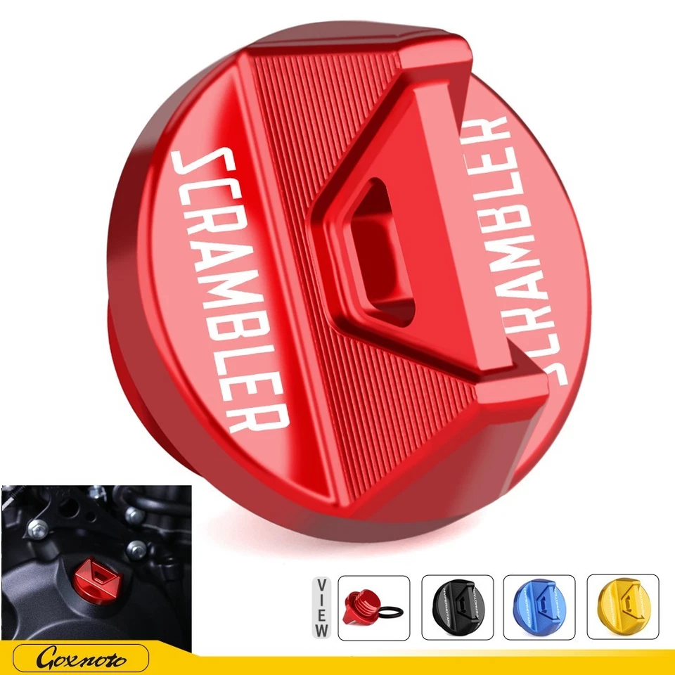 For Ducati Scrambler 800 803 1100 2015-2025 CNC Engine Oil Filler Plug Screw Cap - Image 1 of 4