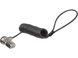 StarTech.com LTLOCK3DCOIL Laptop Cable Lock - With 6' Self-Coiling Cable - - Picture 1 of 4