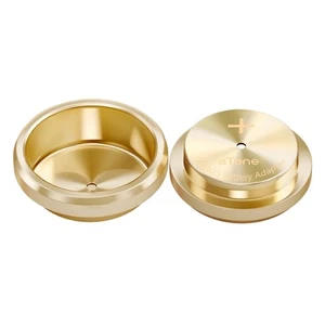 2Pcs Brass Metal Battery Adapter for Film Camera Exposure Meter MR-9 PX625 PX13 - Picture 1 of 9