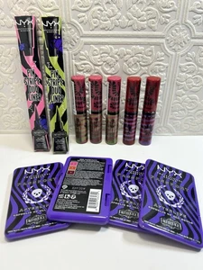 NYX Beetlejuice Afterlife Passport Cheek Palette, Lipgloss & Duo Liners Bundle - Picture 1 of 10