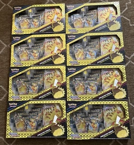 Pokemon TCG Crown Zenith Pikachu VMAX Premium Collection Box LOT OF 8 New Sealed - Picture 1 of 21